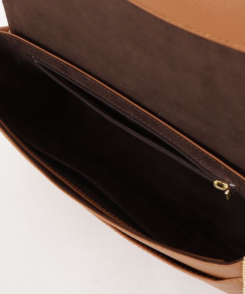 aoneco(アオネコ)の「aoneco luxe ポシェット(ショルダーバッグ・レディース・キャメル/グレー系その他/イエロー・FREE)」の6枚目の写真