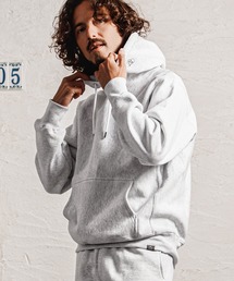 mpa4162-12oz brushed back hooded parka with heart patch パーカー(1M26A250)