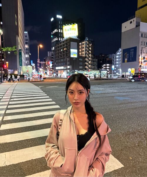 GIMOR(ギマー)の「Baggy Distressed Zip-Up Beige(パーカー・レディース・その他・SMALL)」の6枚目の写真