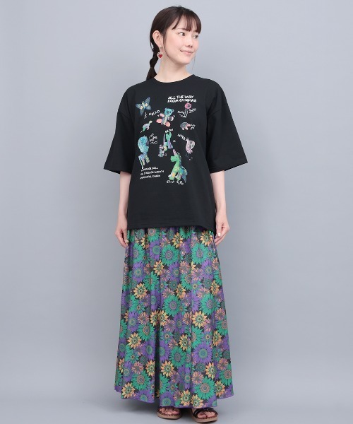 チチカカ(チチカカ)の「アニマリートコレクションフォトTシャツ(Tシャツ/カットソー・メンズ・ブラック/ホワイト・LARGE/MEDIUM)」の4枚目の写真