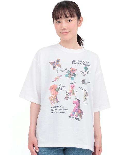 チチカカ(チチカカ)の「アニマリートコレクションフォトTシャツ(Tシャツ/カットソー・メンズ・ブラック/ホワイト・LARGE/MEDIUM)」の5枚目の写真