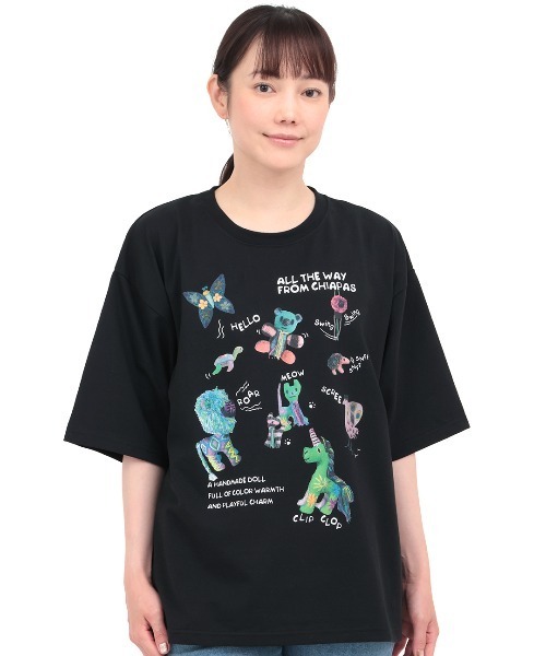 チチカカ(チチカカ)の「アニマリートコレクションフォトTシャツ(Tシャツ/カットソー・メンズ・ブラック/ホワイト・LARGE/MEDIUM)」の6枚目の写真