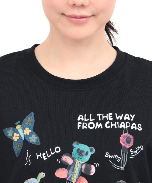 チチカカ(チチカカ)の「アニマリートコレクションフォトTシャツ(Tシャツ/カットソー・メンズ・ブラック/ホワイト・LARGE/MEDIUM)」の9枚目の写真