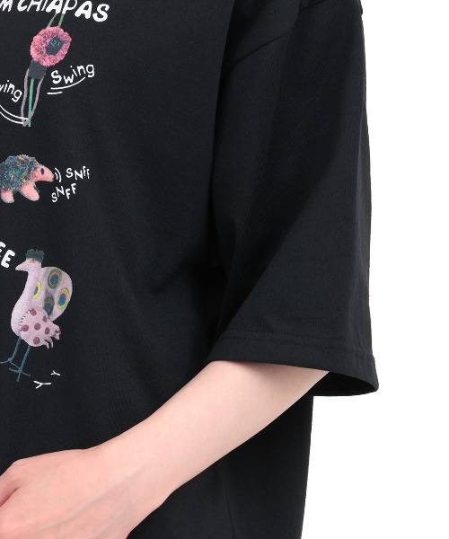 チチカカ(チチカカ)の「アニマリートコレクションフォトTシャツ(Tシャツ/カットソー・メンズ・ブラック/ホワイト・LARGE/MEDIUM)」の10枚目の写真