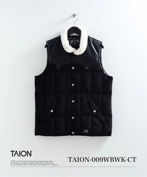 TAION | 【TAION(タイオン)】〈ユニセックス〉ワーク ウェスタン コーデュロイ×ダウンベスト(ダウンベスト)