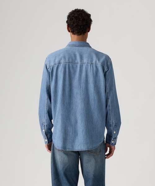 Levi's(リーバイス)の「Levi's/リーバイス マリポサ ワーカーデニムシャツ(シャツ/ブラウス・メンズ・インディゴブルー・L/M/S)」の2枚目の写真
