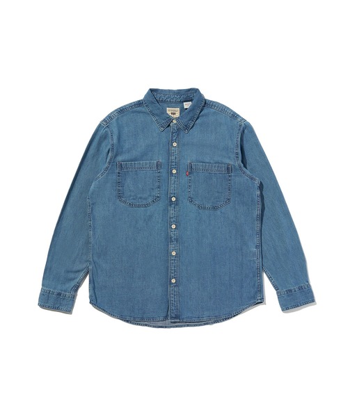 Levi's(リーバイス)の「Levi's/リーバイス マリポサ ワーカーデニムシャツ(シャツ/ブラウス・メンズ・インディゴブルー・L/M/S)」の4枚目の写真