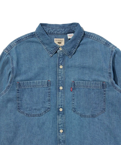 Levi's(リーバイス)の「Levi's/リーバイス マリポサ ワーカーデニムシャツ(シャツ/ブラウス・メンズ・インディゴブルー・L/M/S)」の6枚目の写真