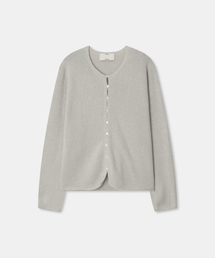Wholegarment Button Cardigan / GRAY