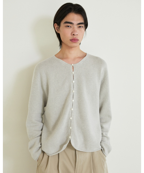 THEENDQUESTION(ジエンドクエスチョン)の「Wholegarment Button Cardigan / GRAY(カーディガン/ボレロ・レディース・その他・FREE)」の2枚目の写真