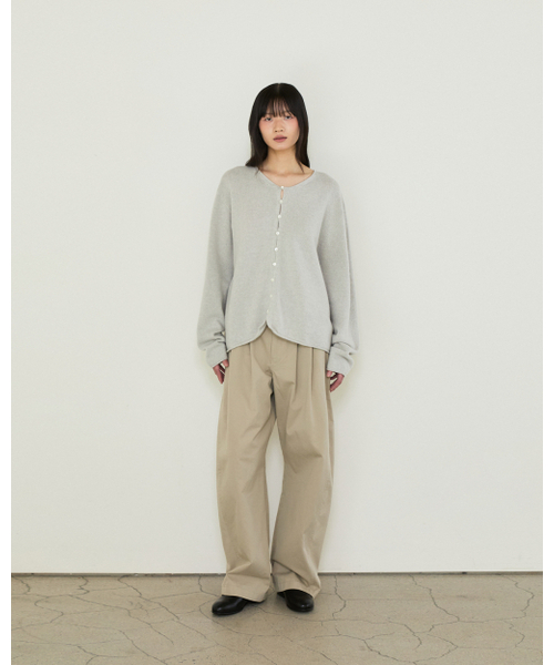 THEENDQUESTION(ジエンドクエスチョン)の「Wholegarment Button Cardigan / GRAY(カーディガン/ボレロ・レディース・その他・FREE)」の9枚目の写真