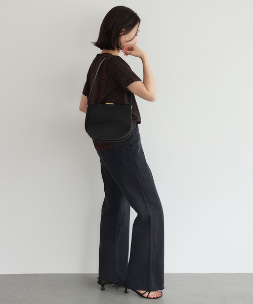 SLOBE IENA（スローブイエナ）の「《シリーズあり》LE DENIM LEAN BOOTY LEGデニム（デニムパンツ・レディース・スカイブルー/ブラック・36/38）」の6枚目の写真