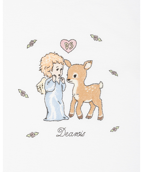Dearsis(ディアシス)の「Angel Deer Tee(Tシャツ/カットソー・レディース・その他・FREE)」の3枚目の写真