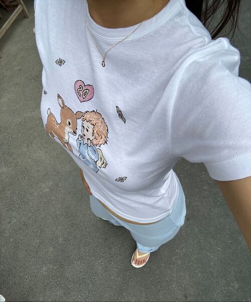 Dearsis(ディアシス)の「Angel Deer Tee(Tシャツ/カットソー・レディース・その他・FREE)」の5枚目の写真