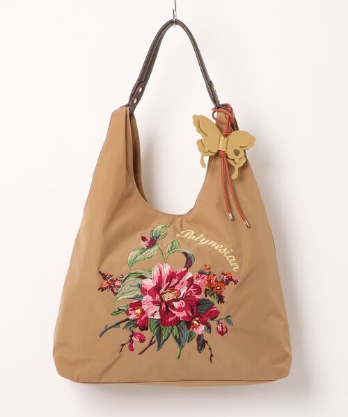 ANNA SUI（アナスイ）の「フラワーマーケット ハンドバッグ（ハンドバッグ・レディース・ブラック系4/キャメル/ブラック系その他/カーキ・FREE）」の4枚目の写真
