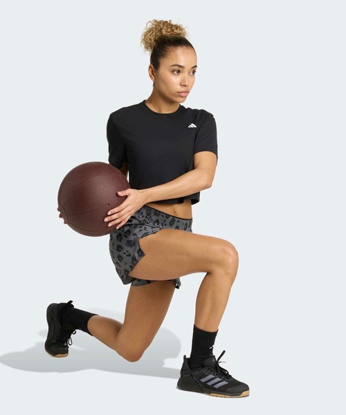 adidas（アディダス）の「ワークアウト エッセンシャルズ ウーブン ショーツ プリント / ハーフパンツ / アディダス adidas（その他パンツ・レディース・グレー・XX-LARGE/LARGE/MEDIUM/SMALL/X-LARGE/X-SMALL）」の5枚目の写真