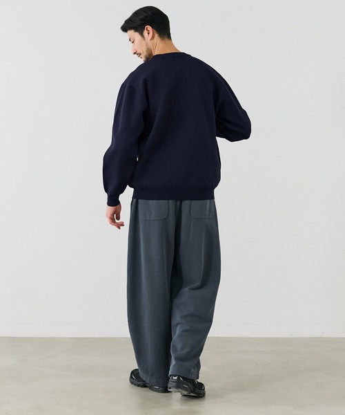 coca(coca)(コカ)の「ポリウーリーニットロゴトップス(ニット/セーター・メンズ・ダークブラウン/ネイビー/チャコール/ブラック・XL/L/M)」の20枚目の写真