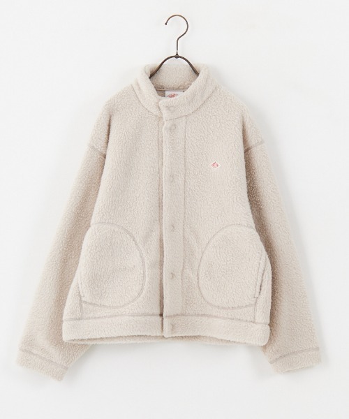 DANTON（ダントン）の「【WEB先行予約】[DANTON/ダントン] スタンドカラー ダブルフェイスボアジャケット（ブルゾン・レディース・チャコール/ブラック/ベージュ・M/S）」の8枚目の写真
