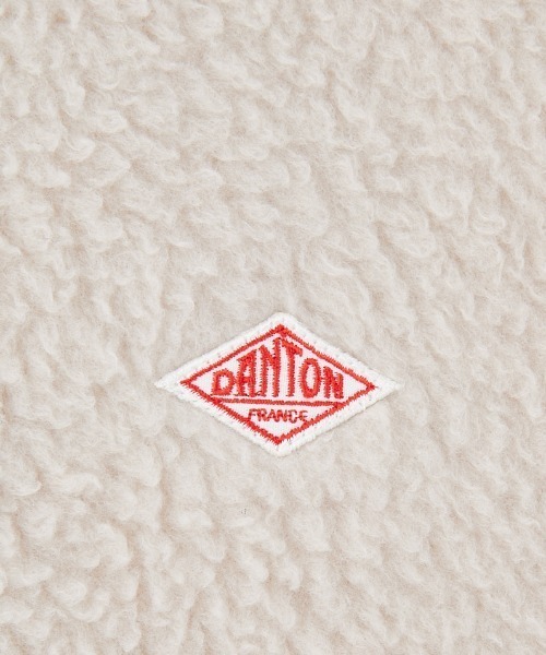 DANTON（ダントン）の「【WEB先行予約】[DANTON/ダントン] スタンドカラー ダブルフェイスボアジャケット（ブルゾン・レディース・チャコール/ブラック/ベージュ・M/S）」の11枚目の写真