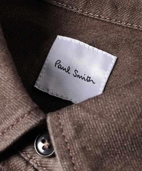 Paul Smith(ポールスミス)の「ウィメンズ ウォッシュドデニム 長袖シャツ / 265202 404B(シャツ/ブラウス・レディース・ブラウン/オリーブ・40)」の5枚目の写真