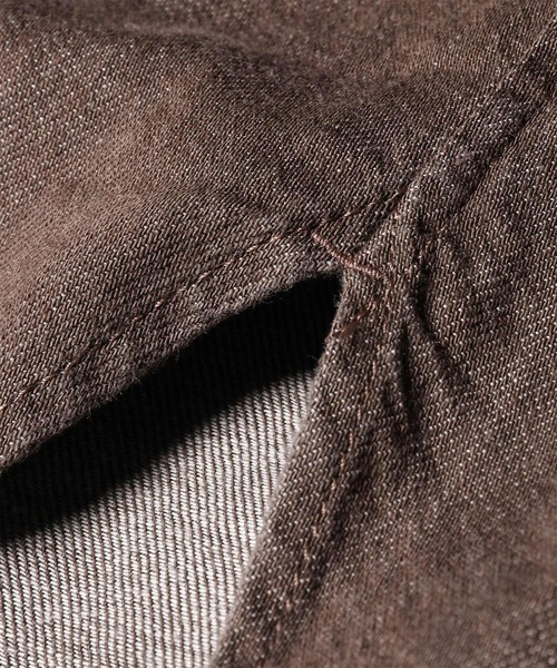 Paul Smith(ポールスミス)の「ウィメンズ ウォッシュドデニム 長袖シャツ / 265202 404B(シャツ/ブラウス・レディース・ブラウン/オリーブ・40)」の8枚目の写真