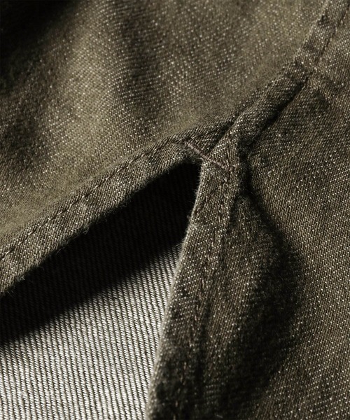 Paul Smith(ポールスミス)の「ウィメンズ ウォッシュドデニム 長袖シャツ / 265202 404B(シャツ/ブラウス・レディース・ブラウン/オリーブ・40)」の14枚目の写真