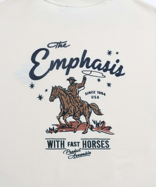 POWER TO THE PEOPLE(パワートゥーザピープル)の「カウボーイ刺繍スウェット(スウェット・メンズ・ブラック/レモンイエロー/オフホワイト・X-LARGE/LARGE/MEDIUM)」の17枚目の写真