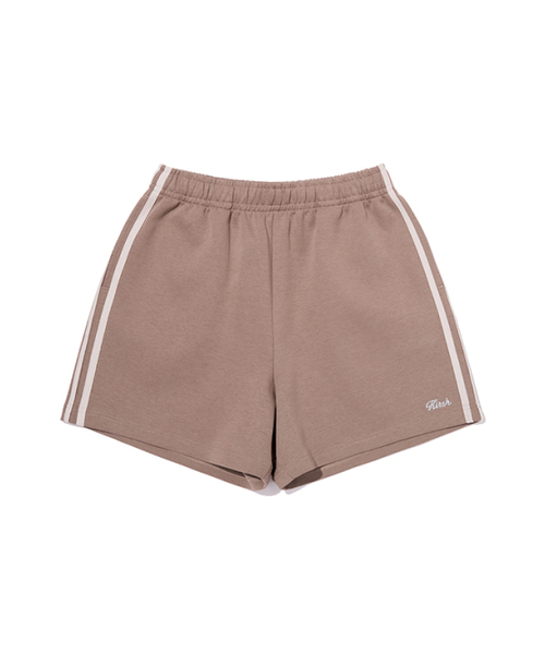 KIRSH（キルシー）の「ラインディテールトラックショーツ[ブラウン]（その他パンツ・レディース・その他・SMALL/MEDIUM）」の2枚目の写真