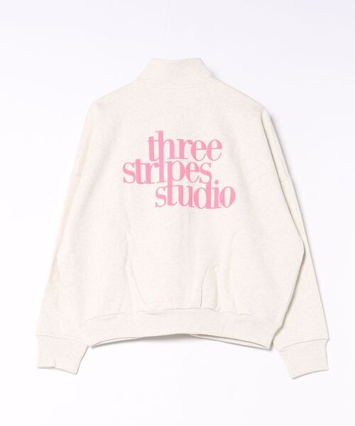 adidas(アディダス)の「《adidas》W3STRIPESSTUDIOトラックT(その他アウター・レディース・ブラウン系その他/ホワイト系その他・XL/M/L/S)」の3枚目の写真