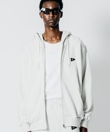 FLAG LOGO ZIP UP SWEAT HOODIE