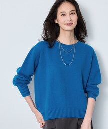 ◆カシミヤ混ホールガーメントニット