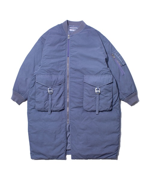 F/CE. (エフシーイー)の「F/CE. GARMENT DYE DOWN MA-1 LONG COAT 2.0 / エフシーイー ガーメントダイ ダウン MA-1 ロング コート 2.0(ダウンジャケット/コート・レディース・ブラック/パープル/グレー・SMALL/MEDIUM/LARGE)」の3枚目の写真