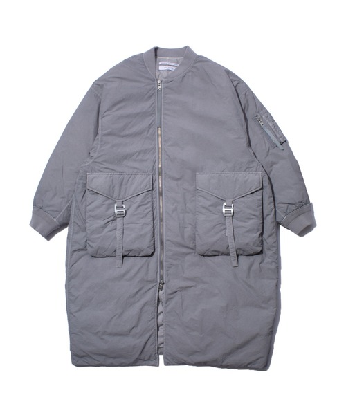 F/CE. (エフシーイー)の「F/CE. GARMENT DYE DOWN MA-1 LONG COAT 2.0 / エフシーイー ガーメントダイ ダウン MA-1 ロング コート 2.0(ダウンジャケット/コート・レディース・ブラック/パープル/グレー・SMALL/MEDIUM/LARGE)」の2枚目の写真