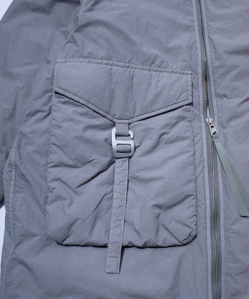 F/CE. (エフシーイー)の「F/CE. GARMENT DYE DOWN MA-1 LONG COAT 2.0 / エフシーイー ガーメントダイ ダウン MA-1 ロング コート 2.0(ダウンジャケット/コート・レディース・ブラック/パープル/グレー・SMALL/MEDIUM/LARGE)」の9枚目の写真