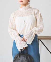 コットンレースチュニック