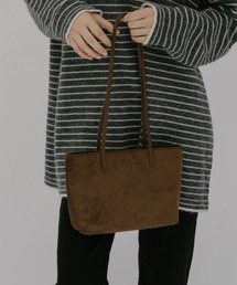 duei（デュイ）の「ロングハンドルスエードライクミニハンドバッグ（ハンドバッグ）」