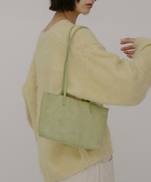 duei（デュイ）の「ロングハンドルスエードライクミニハンドバッグ（ハンドバッグ）」