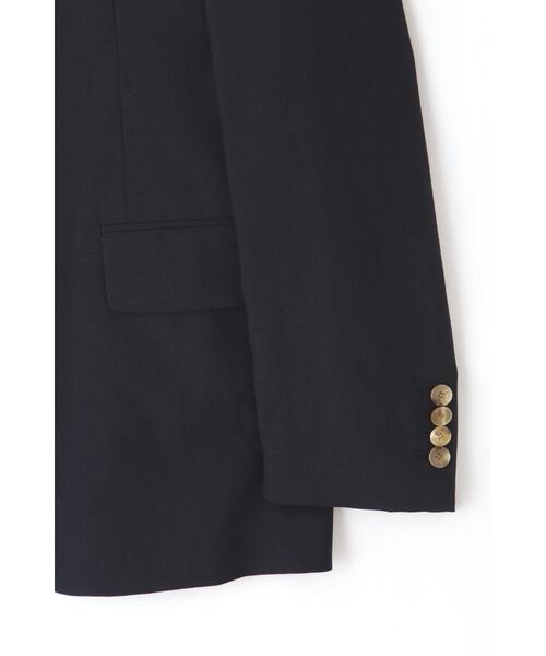 YLEVE(イレーヴ)の「YLEVE / WOOL CHAMBRAY JACKET(テーラードジャケット・メンズ・グレー/ネイビー・3/4/5)」の4枚目の写真