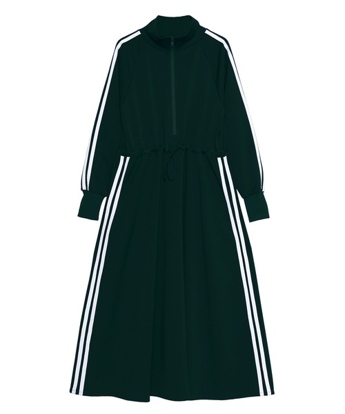 PUNYUS（プニュズ）の「【NEW SIZE】ジャージワンピース（ワンピース・レディース・グリーン/ブラック・3/4/5/1/2）」の5枚目の写真