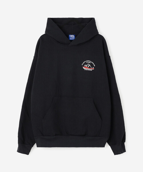 Bshop（ビショップ）の「Atlantic Coastal Supplies | 長袖 フーディー Fishing Boat MEN（パーカー・メンズ・ネイビー・M/L）」の2枚目の写真