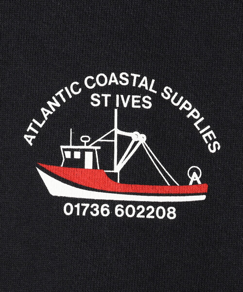 Bshop（ビショップ）の「Atlantic Coastal Supplies | 長袖 フーディー Fishing Boat MEN（パーカー・メンズ・ネイビー・M/L）」の8枚目の写真