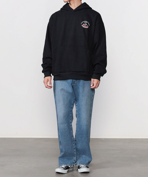 Bshop（ビショップ）の「Atlantic Coastal Supplies | 長袖 フーディー Fishing Boat MEN（パーカー・メンズ・ネイビー・M/L）」の14枚目の写真