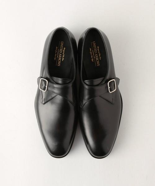 UNITED ARROWS（ユナイテッドアローズ）の「UAD  レザー シングル モンク シューズ（ドレスシューズ・メンズ・ブラック・6h/8/6/7/7h/9h/8h/9）」の2枚目の写真