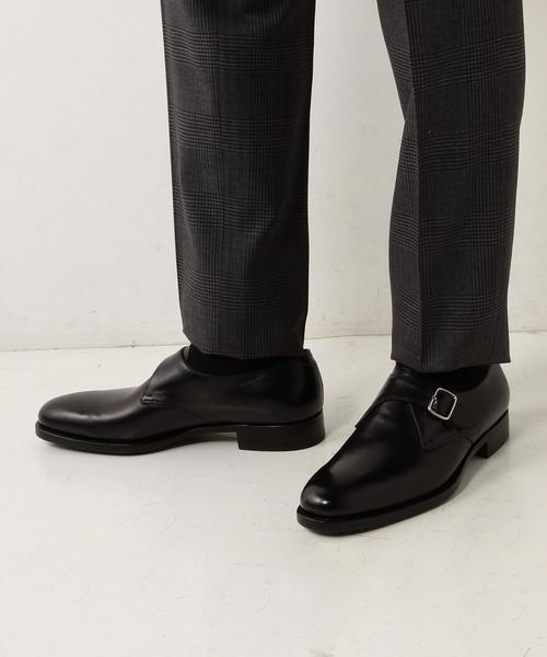 UNITED ARROWS（ユナイテッドアローズ）の「UAD  レザー シングル モンク シューズ（ドレスシューズ・メンズ・ブラック・6h/8/6/7/7h/9h/8h/9）」の9枚目の写真