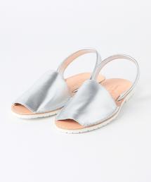 Another Edition | desampedroフラットシルバーサンダル/desampedro FLT SV SNDL(サンダル)