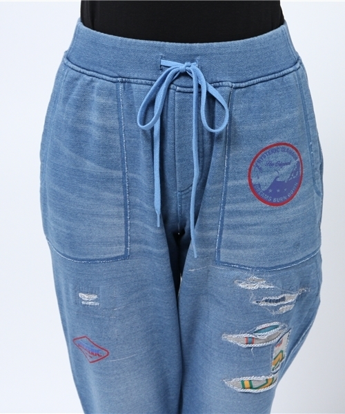 HYSTERIC GLAMOUR（ヒステリックグラマー）の「ワッペン pt リメイクSWP（その他パンツ・レディース・インディゴブルー/トップグレー・FREE）」の7枚目の写真