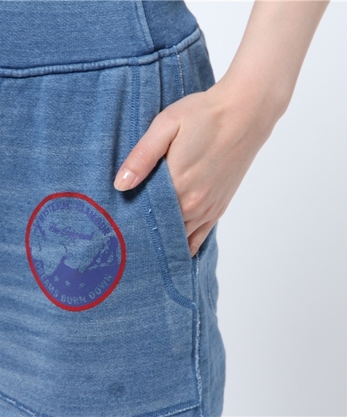 HYSTERIC GLAMOUR（ヒステリックグラマー）の「ワッペン pt リメイクSWP（その他パンツ・レディース・インディゴブルー/トップグレー・FREE）」の9枚目の写真