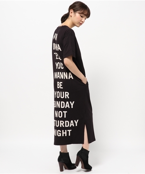 MOUSSY(マウジー)の「I'LL LET'S OPJ(ワンピース・レディース・ブラック/ホワイト・FREE)」の12枚目の写真