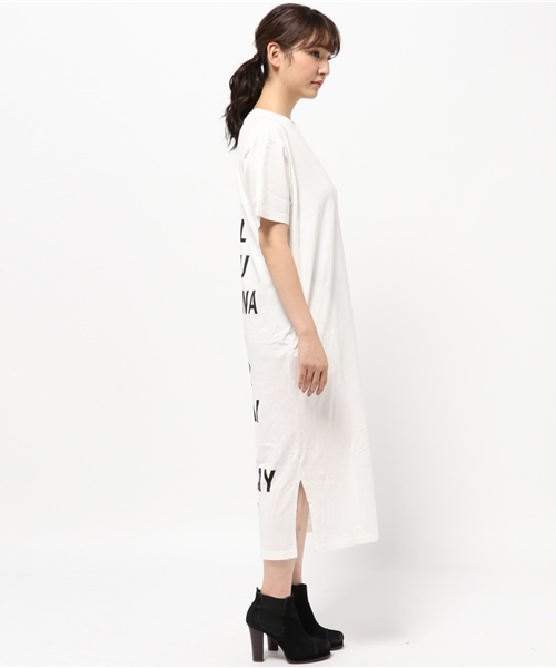 MOUSSY(マウジー)の「I'LL LET'S OPJ(ワンピース・レディース・ブラック/ホワイト・FREE)」の4枚目の写真