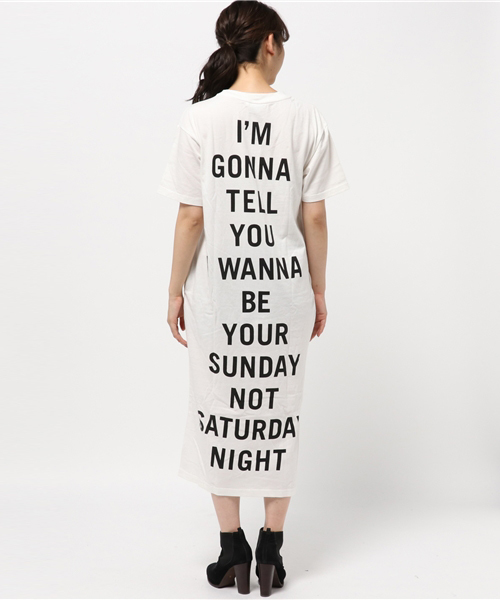 MOUSSY(マウジー)の「I'LL LET'S OPJ(ワンピース・レディース・ブラック/ホワイト・FREE)」の5枚目の写真